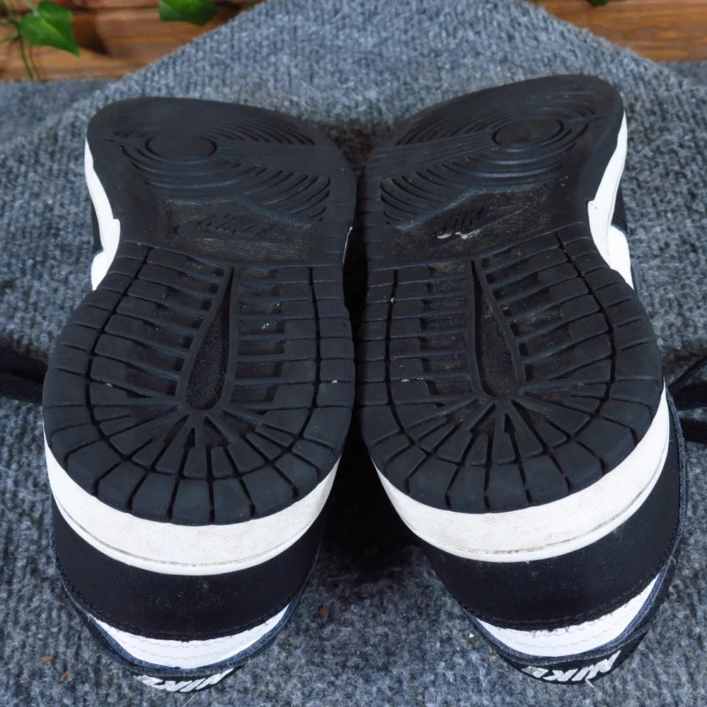 Nike Dunk Low Retro Kids Sneakers Size 3Y Everyday Athleisure Black White